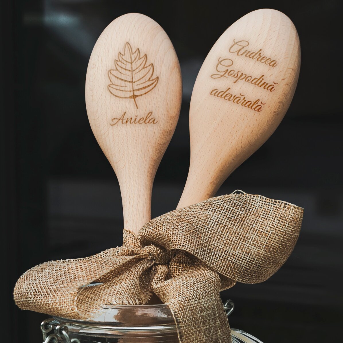 Cucchiaio di legno personalizzato - Sapori d