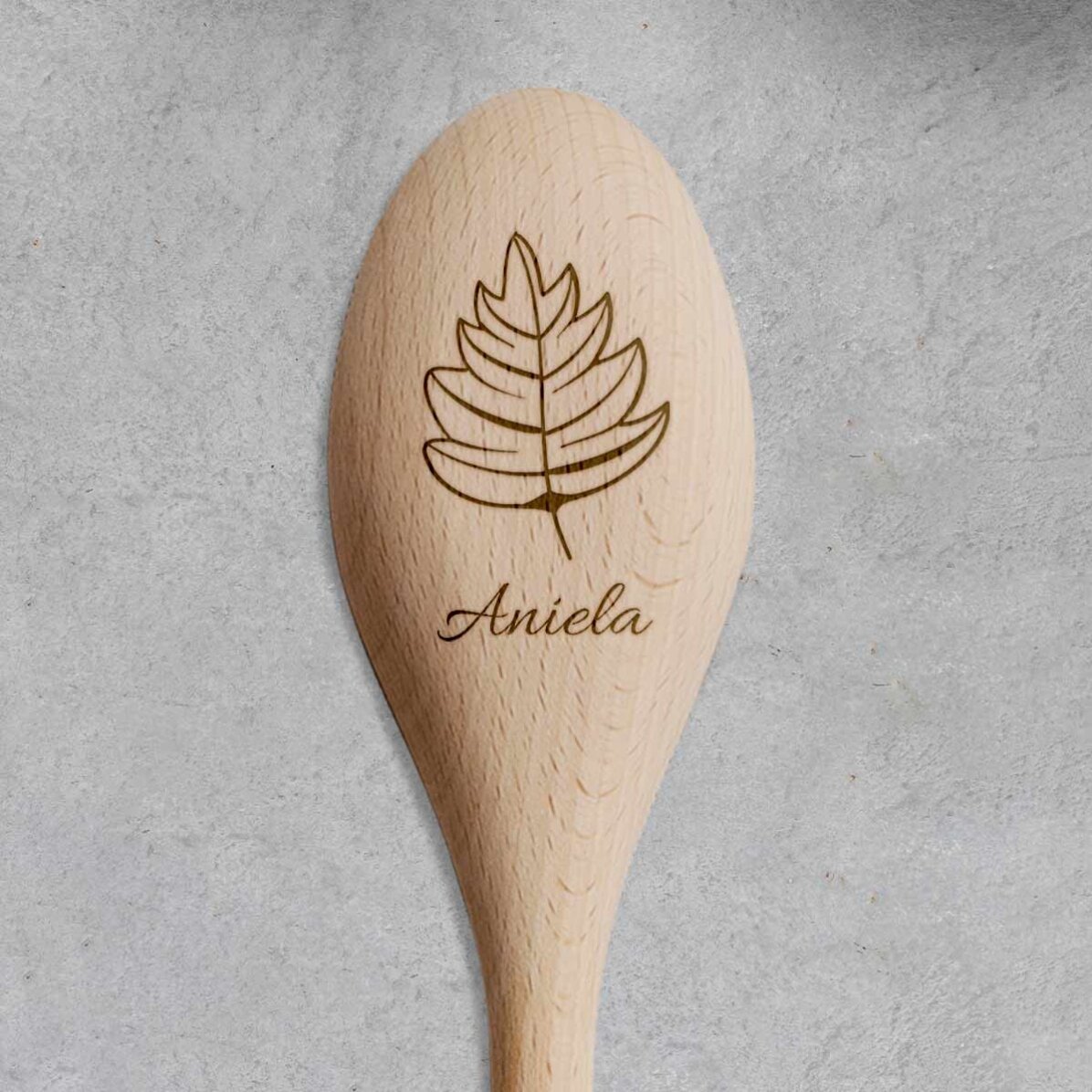 Cucchiaio di legno personalizzato - Sapori d