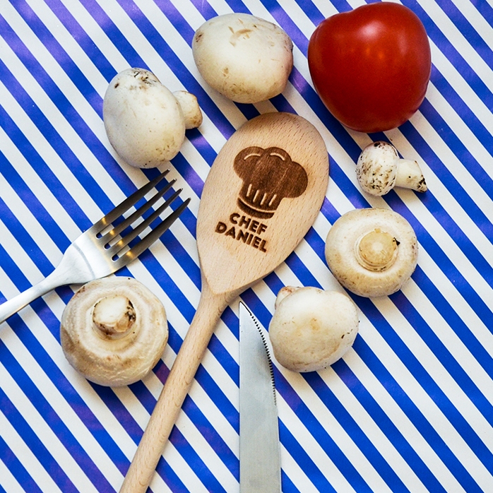 Cucchiaio di legno personalizzato - Chef