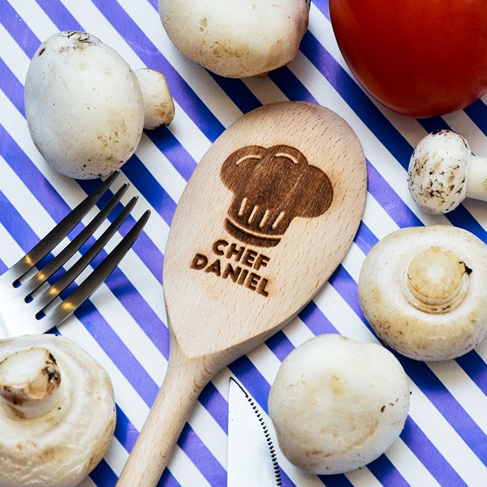 Cucchiaio di legno personalizzato - Chef