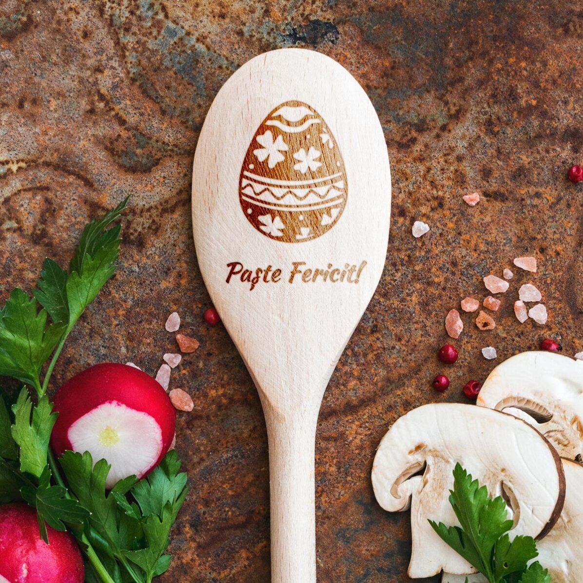 Cucchiaio di legno personalizzato - Pasta
