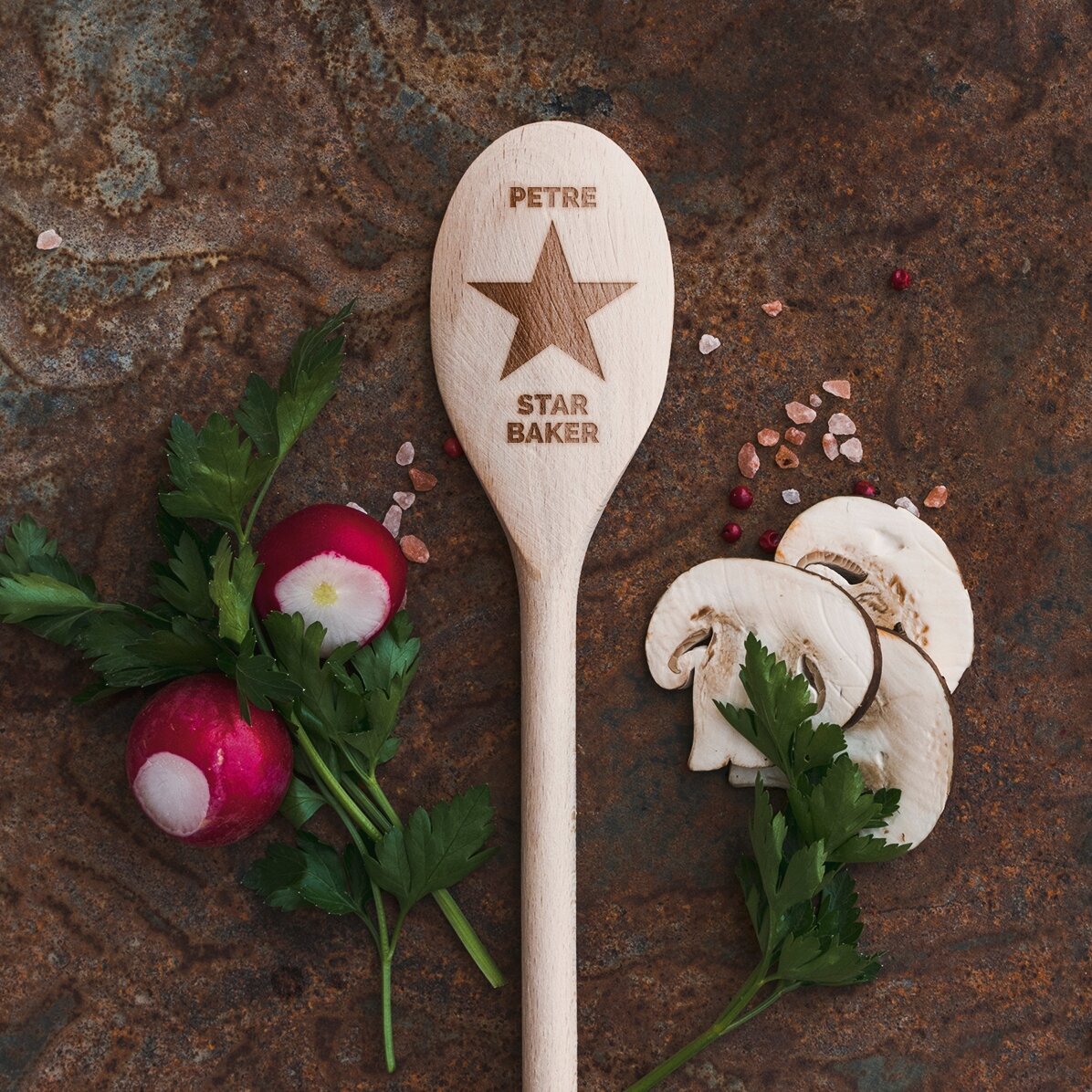 Personalised wooden spoon - The star of the kitchen
