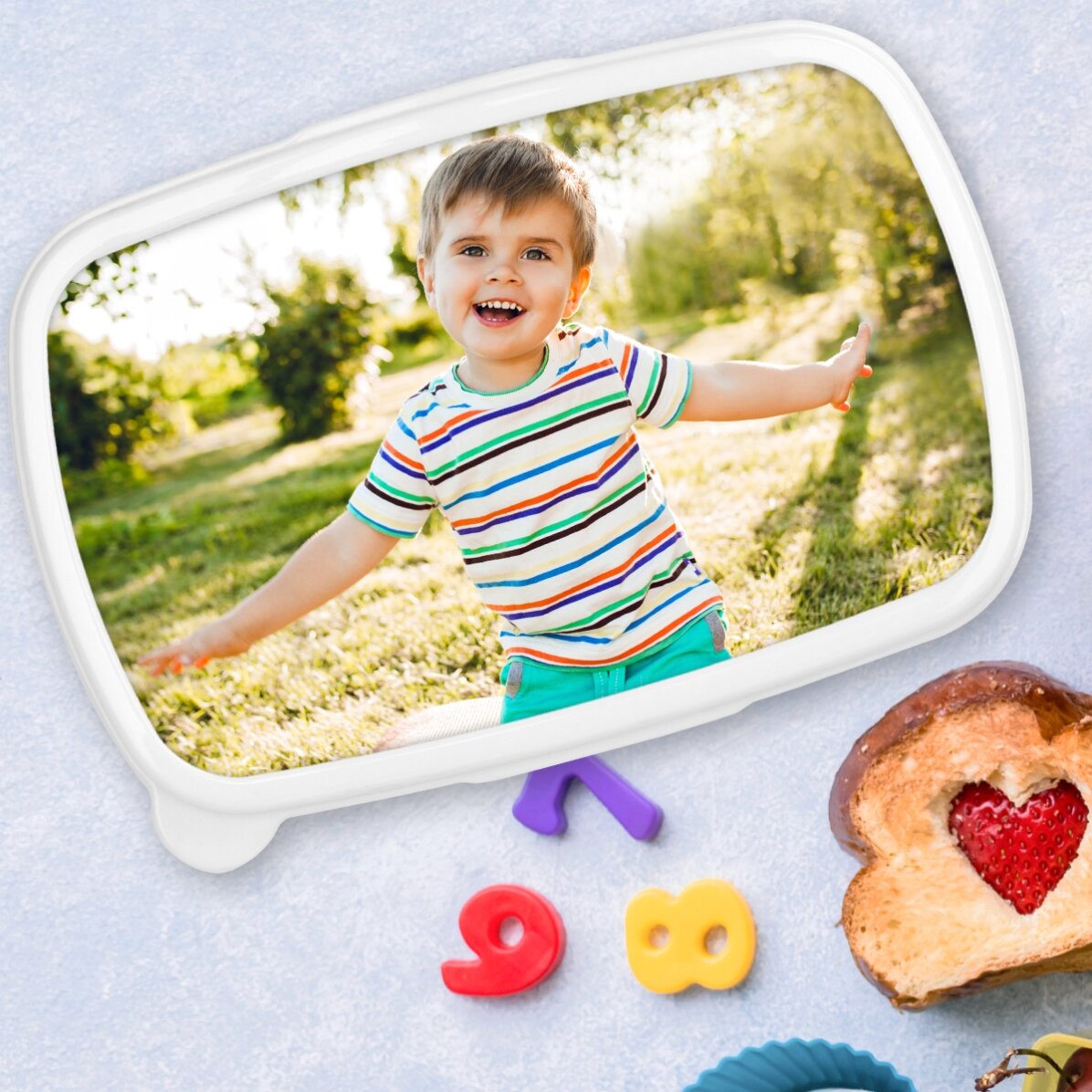 Contenitore per il pranzo, contenitore personalizzato con foto