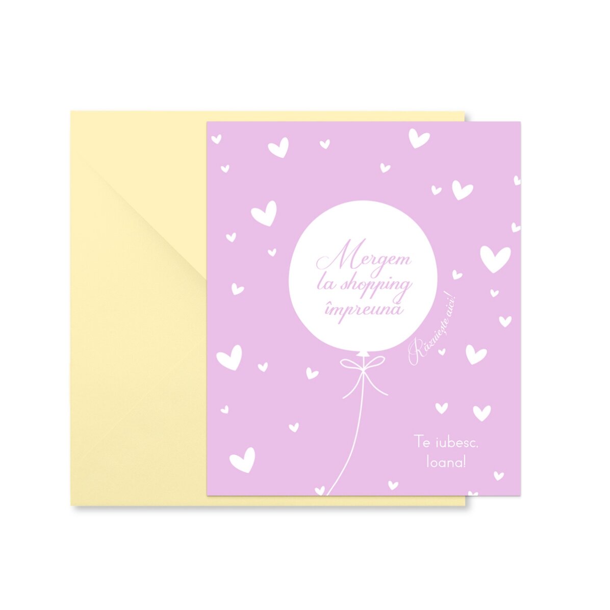Magnete da grattare 10x12 cm personalizzato con la scritta "Love"