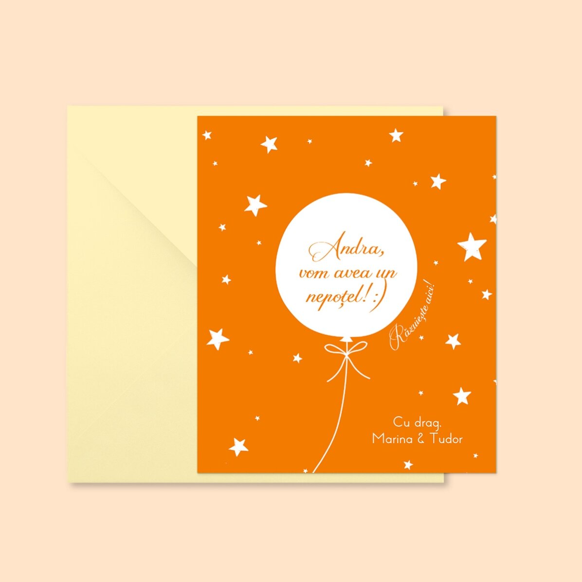 Magnete da grattare 10x12 cm personalizzato con testo - La sorpresa