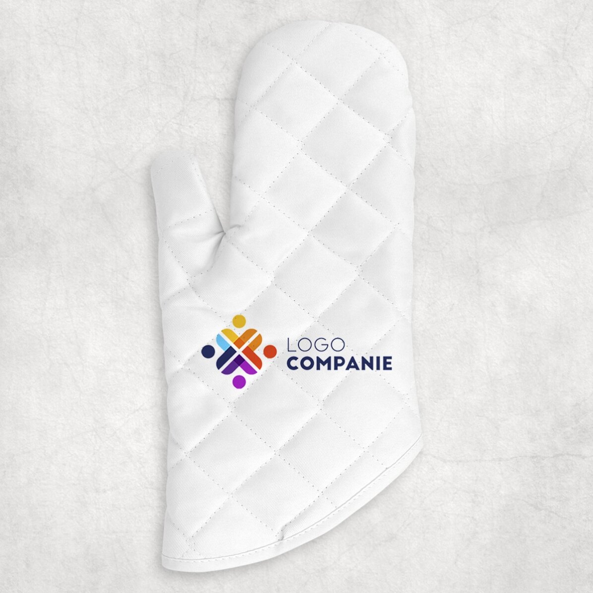 Guanto da cucina personalizzato con logo