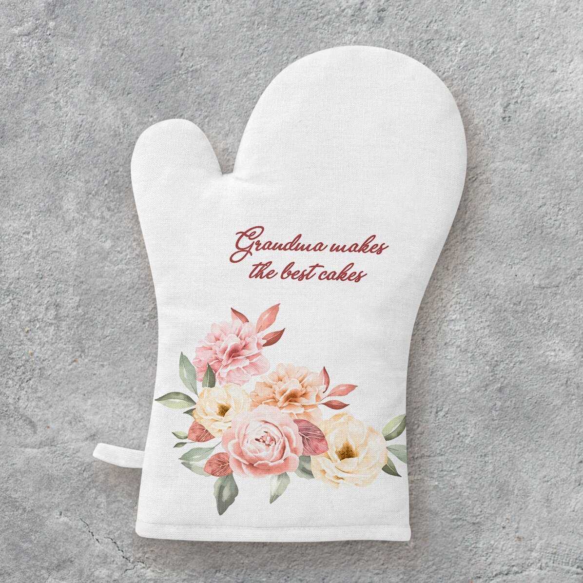 Guanto da cucina personalizzato con scritta - Grandma