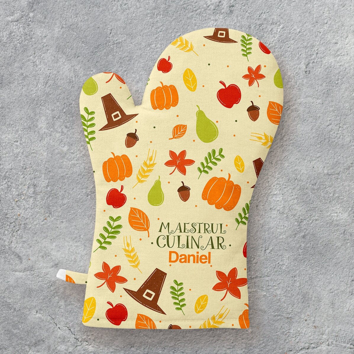 Guanto da cucina personalizzato con scritta - Pumpkin