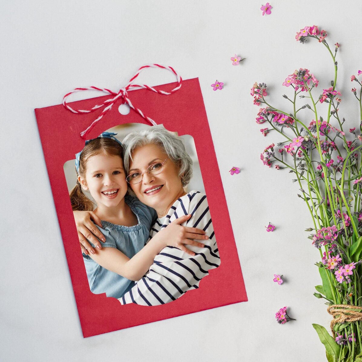 Martisor da piantare personalizzato con una foto