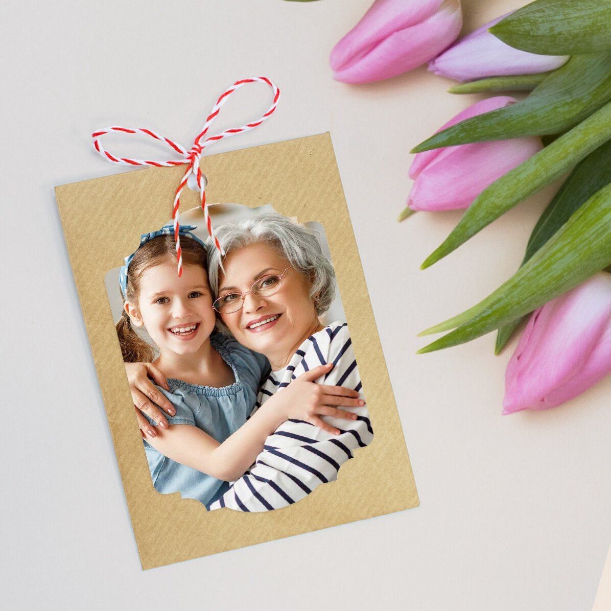 Martisor da piantare personalizzato con una foto