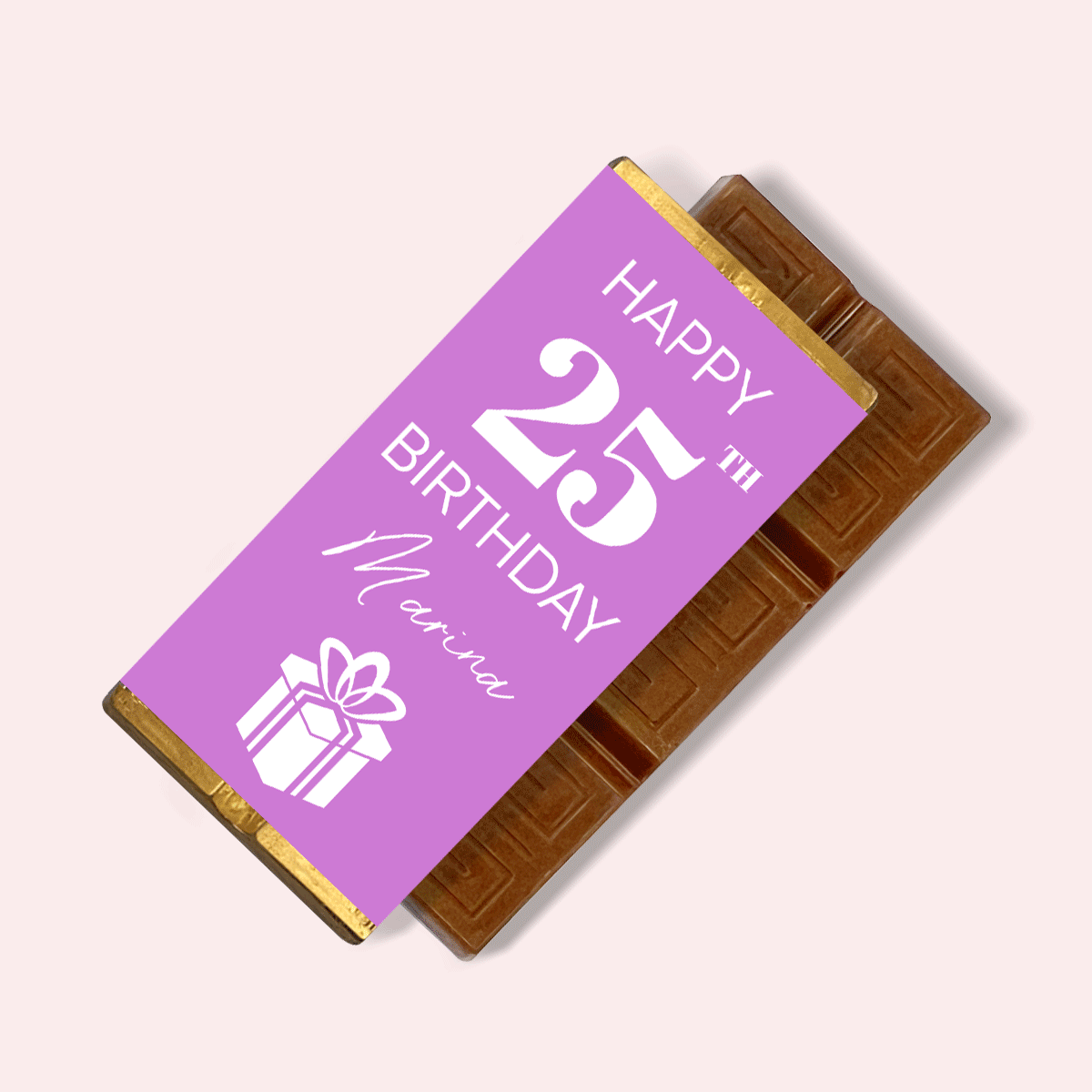Mini tavoletta di cioccolato personalizzata con messaggio - Buon compleanno
