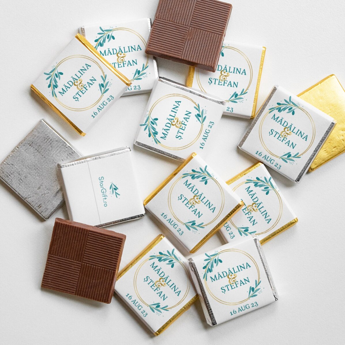 Mini cioccolatino personalizzato con messaggio - Elegant