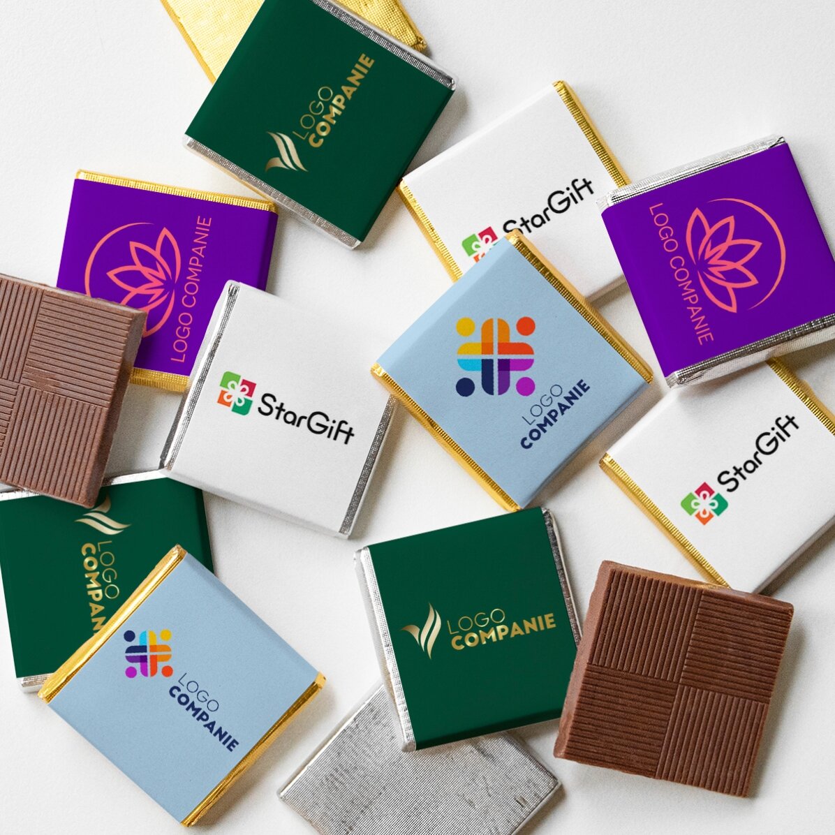 Mini cioccolatino personalizzato con logo
