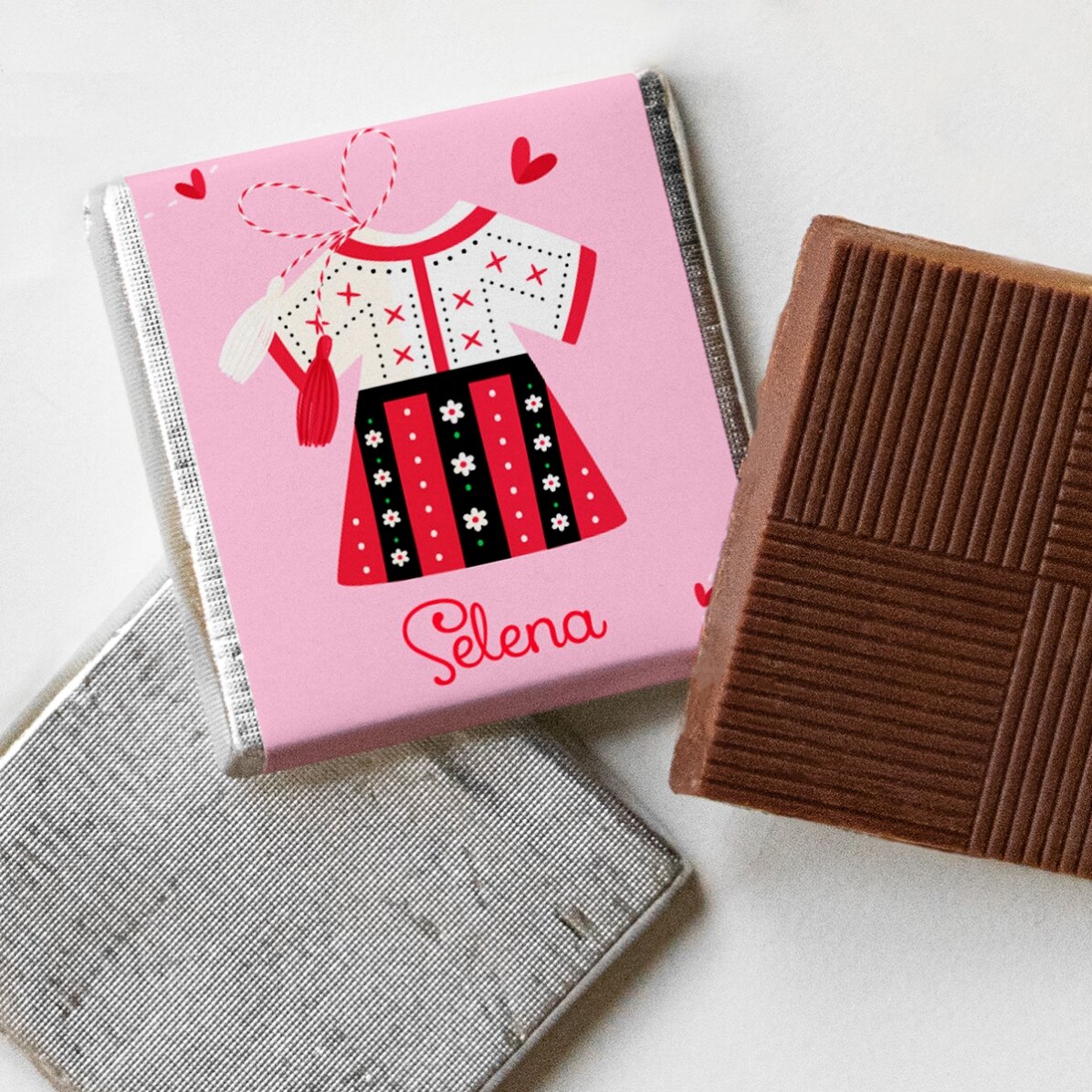 Mini cioccolatino personalizzato con nome - 1° marzo