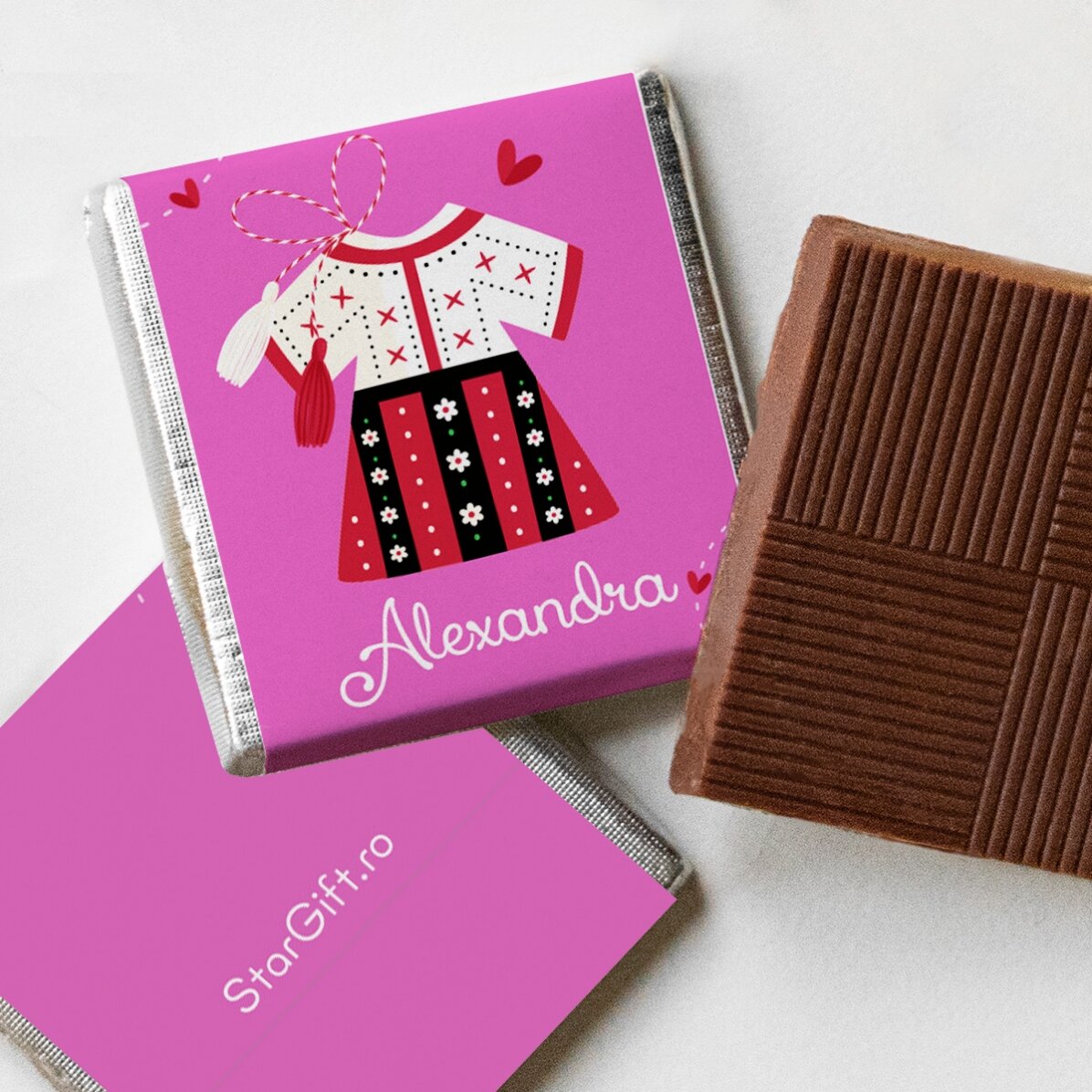Mini cioccolatino personalizzato con nome - 1° marzo