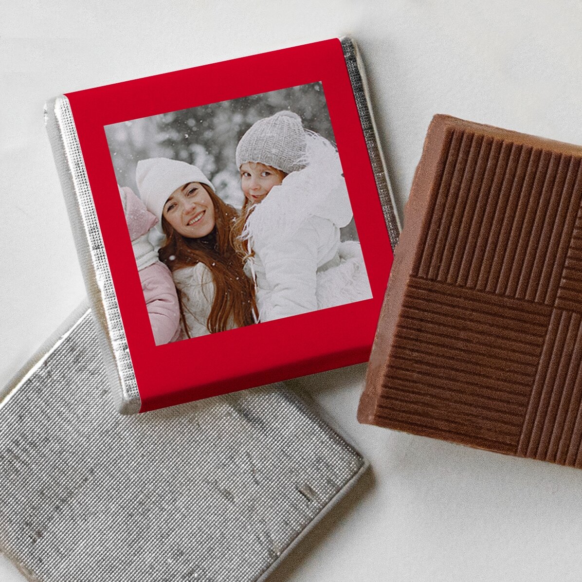 Mini cioccolatino personalizzato con una foto