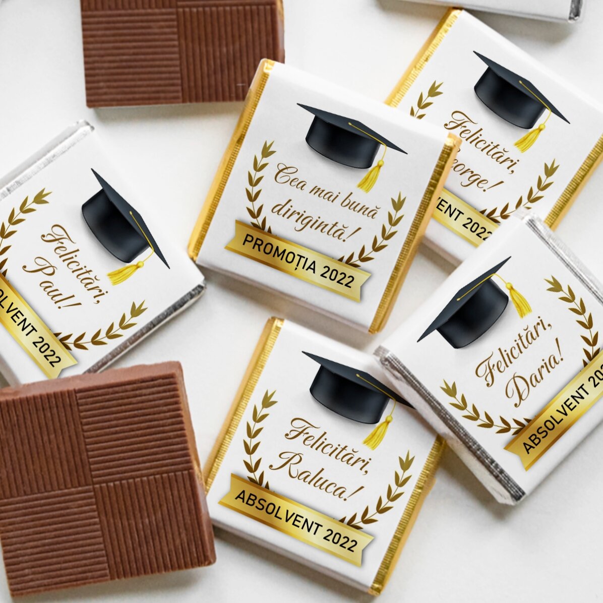 Mini cioccolatino personalizzato con dedica per i diplomati