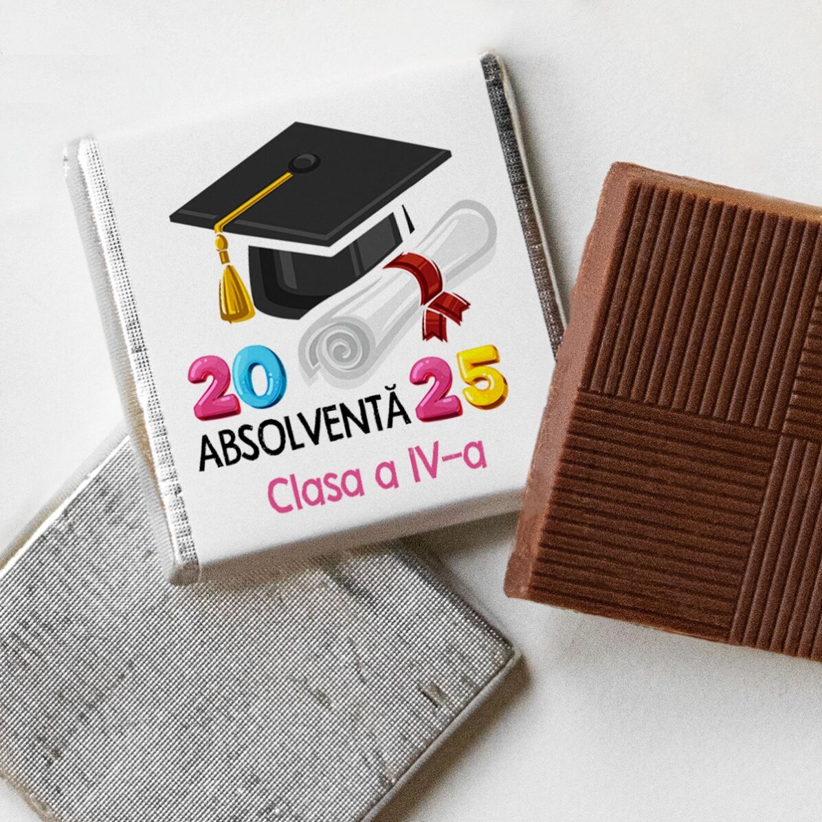 Mini cioccolatino personalizzato con scritta - Sono un laureato