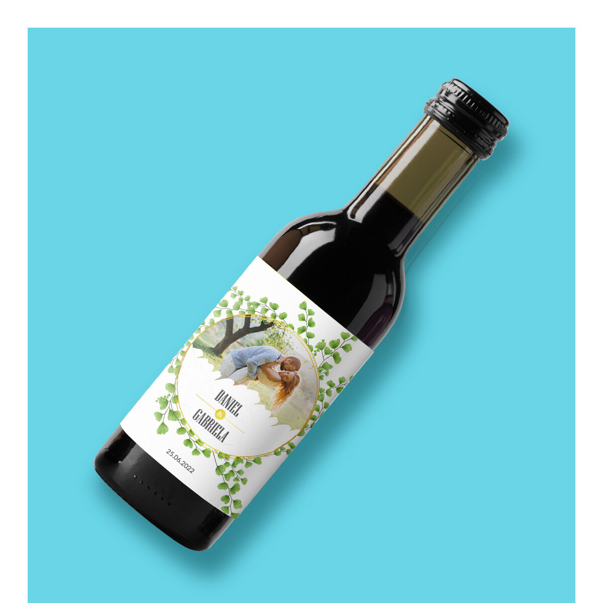 Mini bottigliette di vino personalizzate