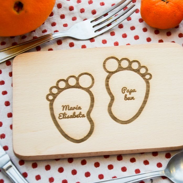 Mini tritatutto personalizzato - Impronta del bambino