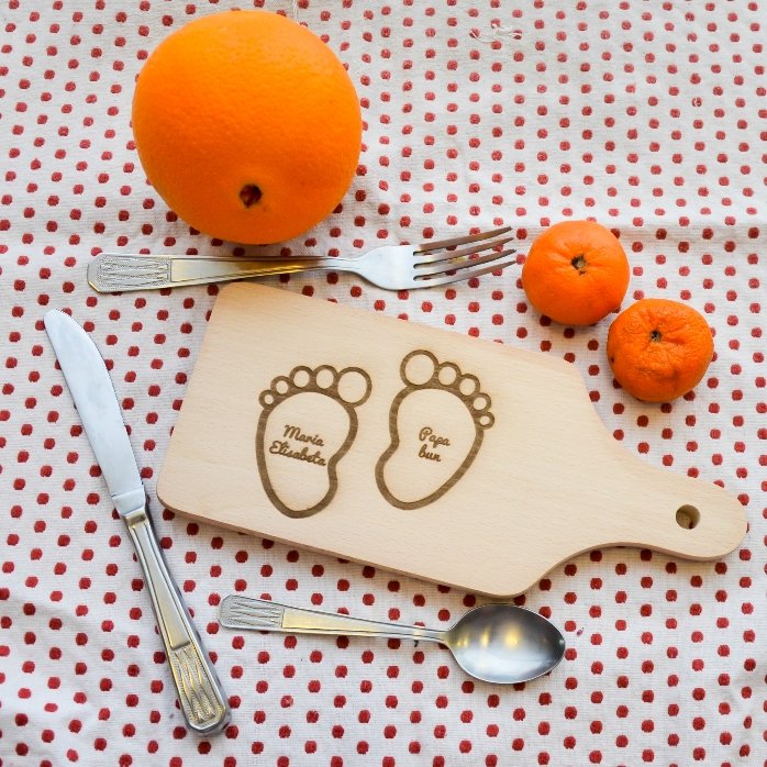 Mini tritatutto personalizzato - Impronta del bambino