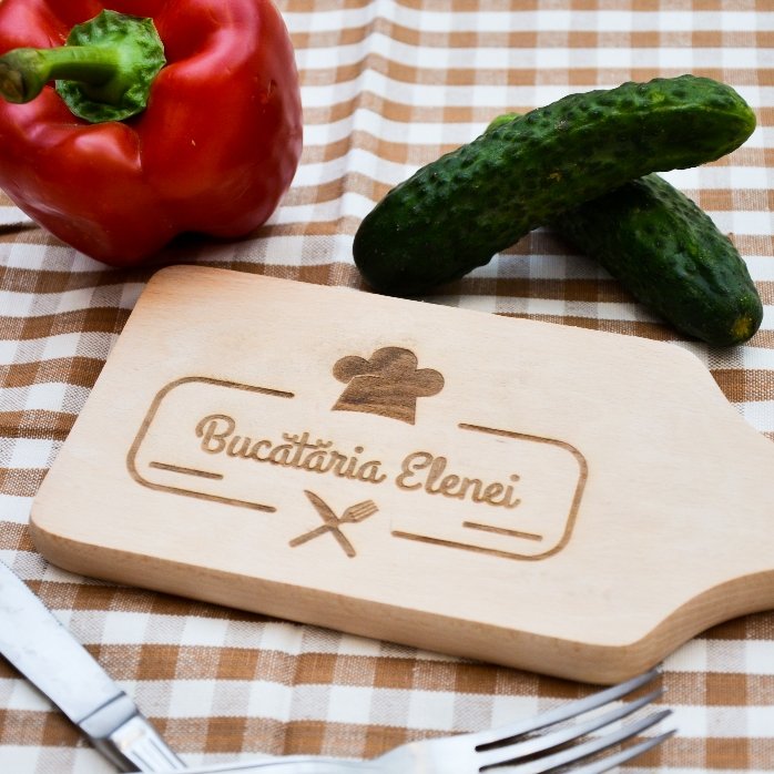 Mini tagliere personalizzato - Logo per cuochi