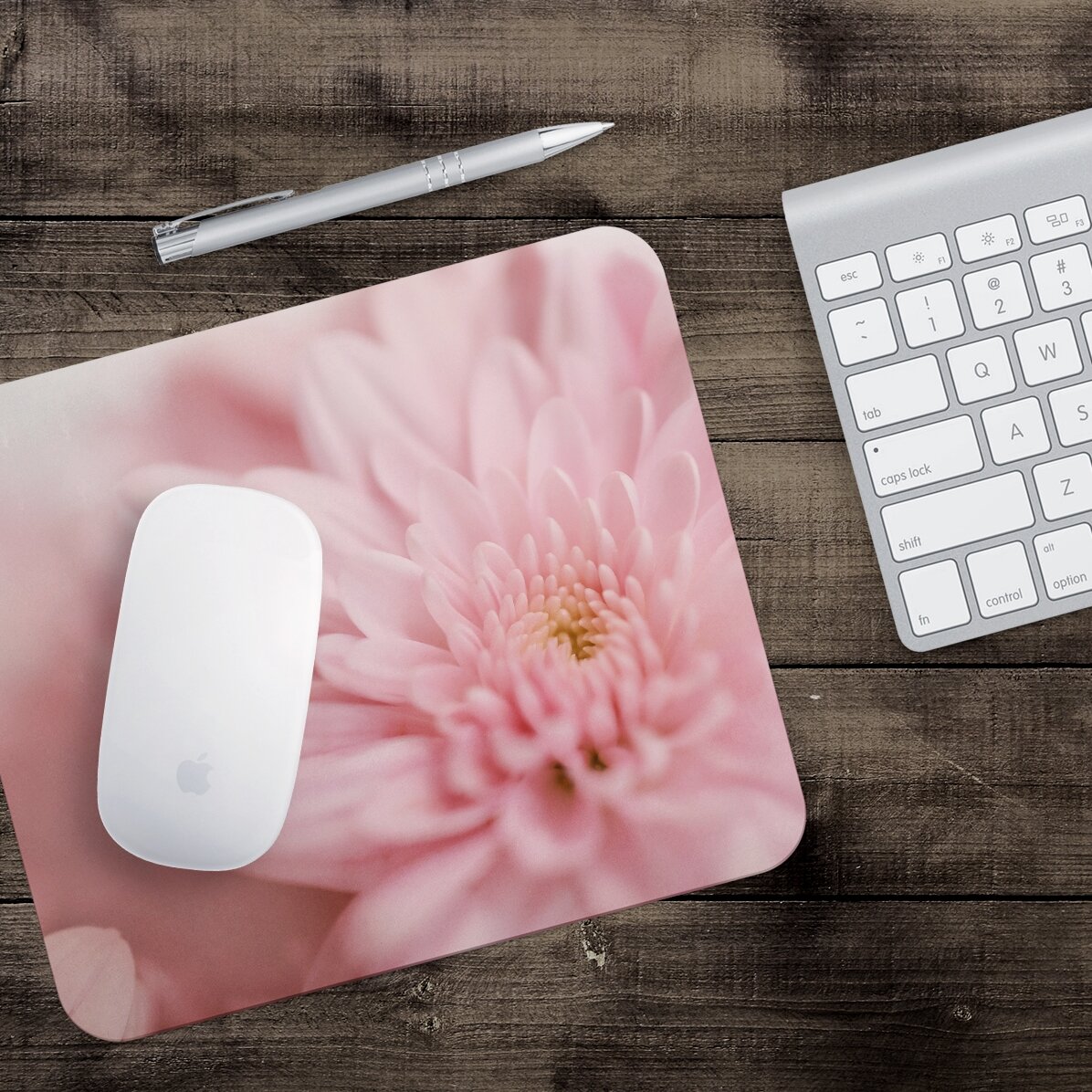 Tappetino per mouse personalizzato con un fiore