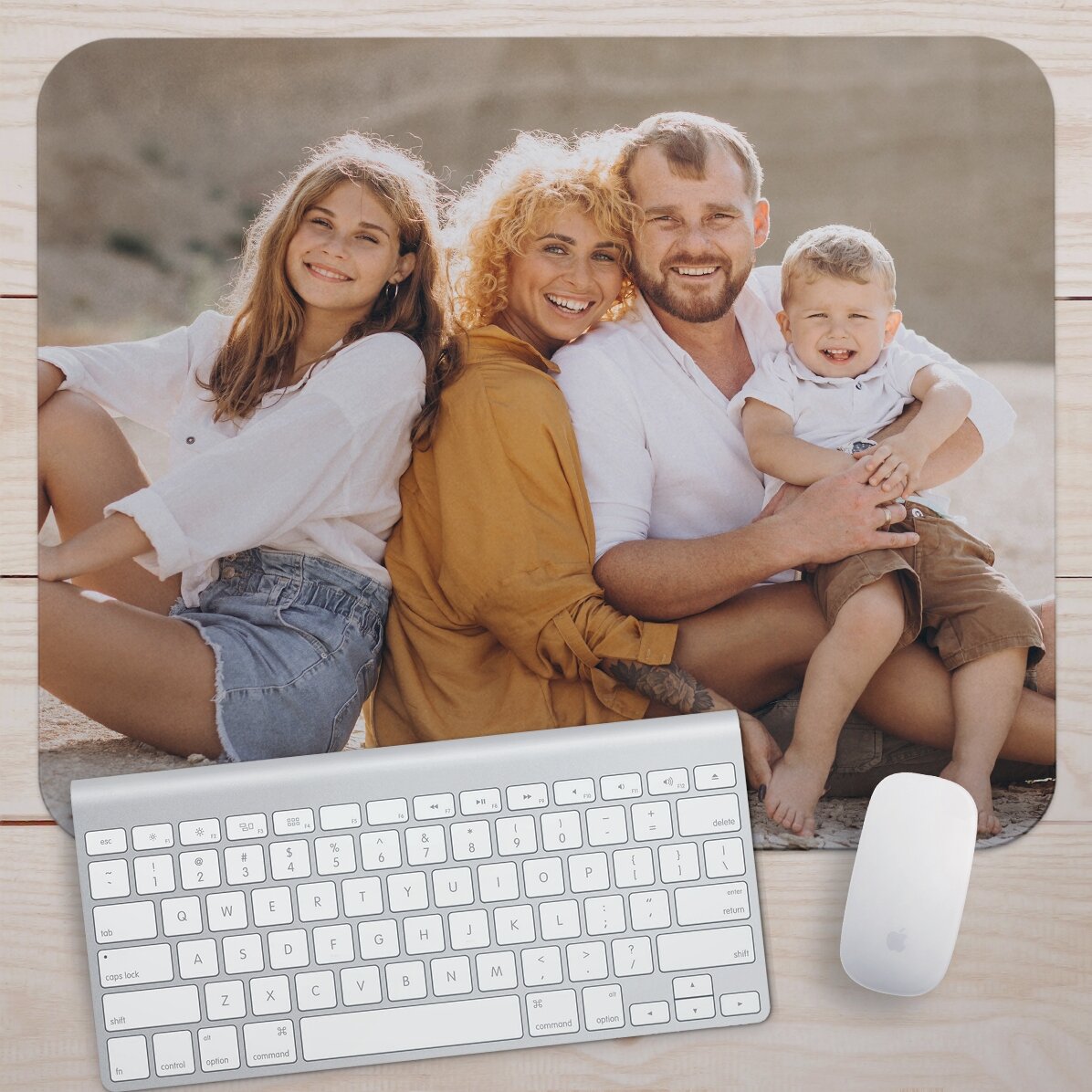 Tappetino per mouse XL personalizzato con una foto