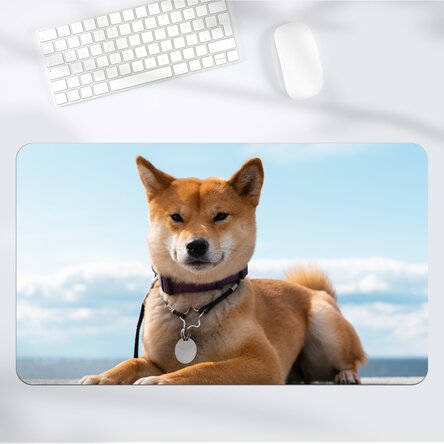 XXL mouse pad personalised with a photo