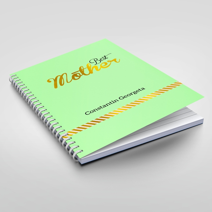 Quaderno personalizzato - Best Mother, Green