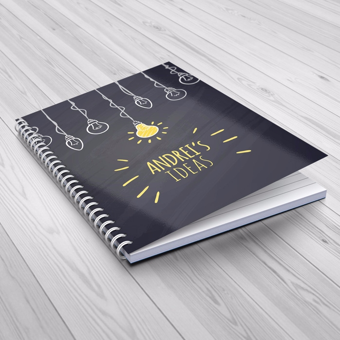 Notebook personalizzato - Bright Ideas