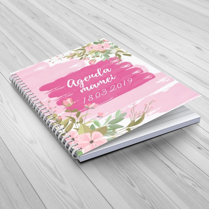 Taccuino personalizzato con fiori - L