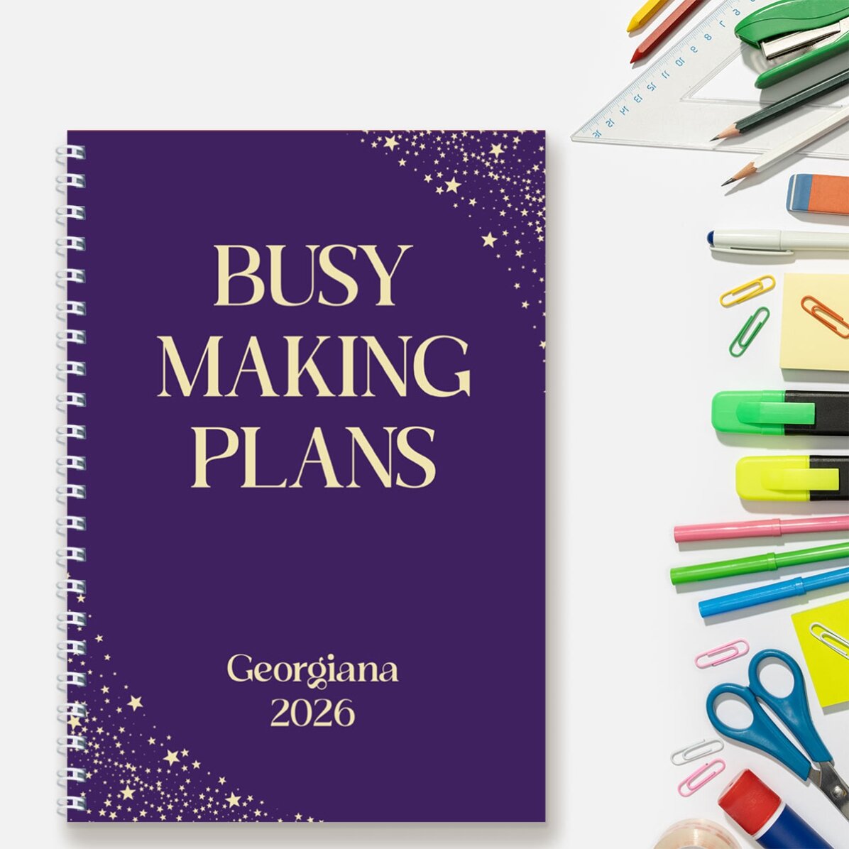 Quaderno personalizzato con messaggio
