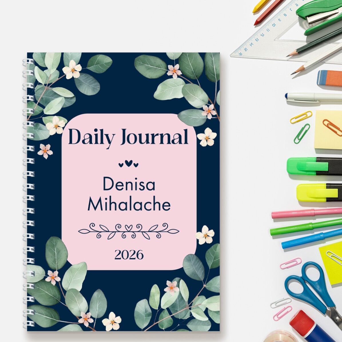 Taccuino personalizzato con testo - Daily Journal