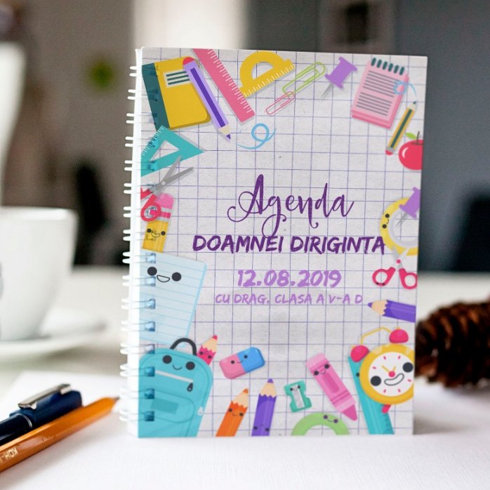 Taccuino personalizzato con testo - Agenda del docente