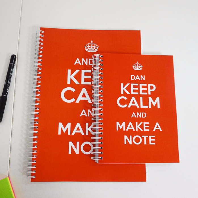 Notebook personalizzato - keep calm