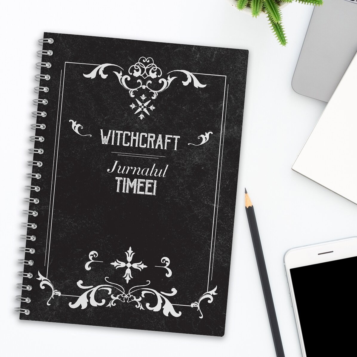 Notebook personalizzato con la scritta "Witchcraft"