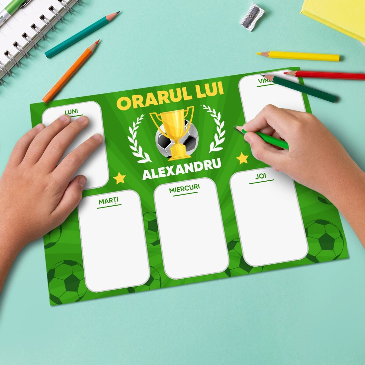 Orario personalizzato con testo - Campion