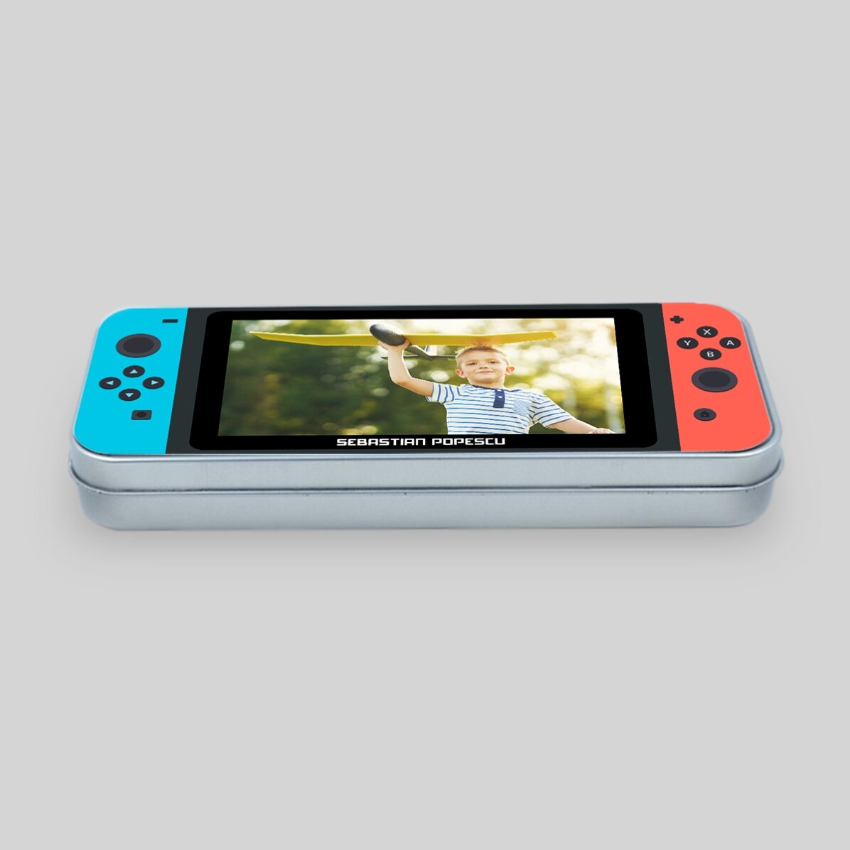Astuccio personalizzato con foto e nome - Console per videogiochi
