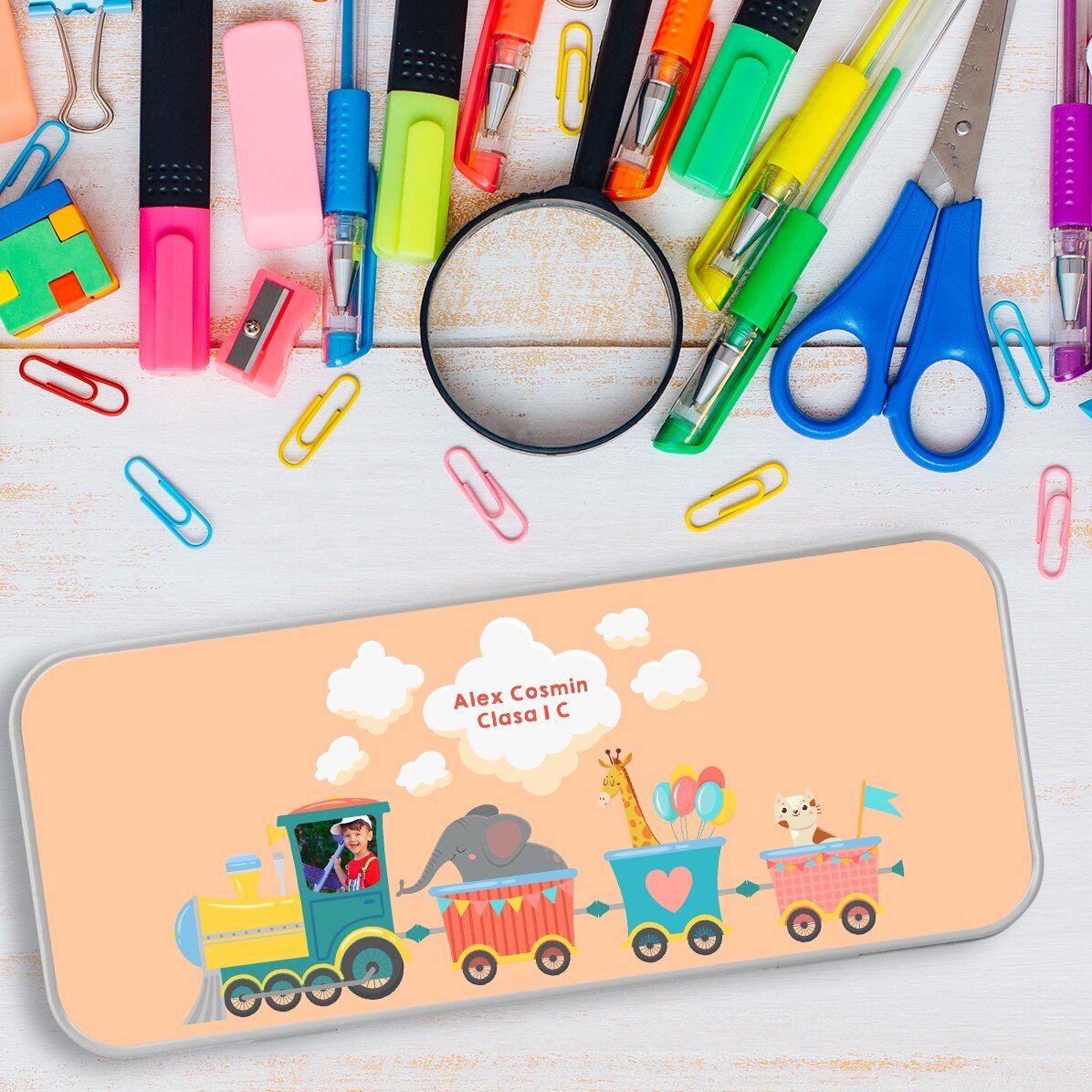 Astuccio personalizzato con foto e testo - Trenulet