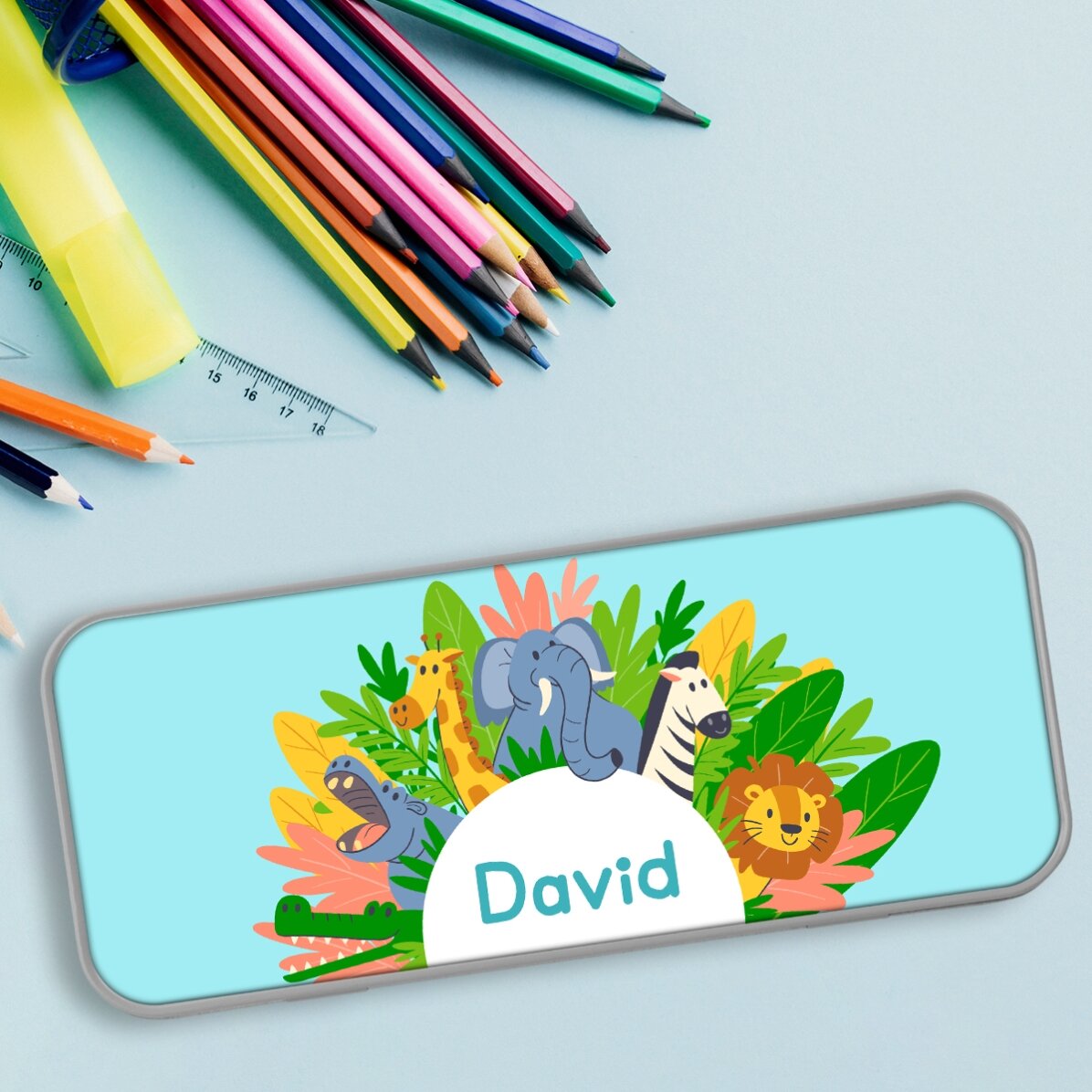 Astuccio personalizzato con scritta - Animali