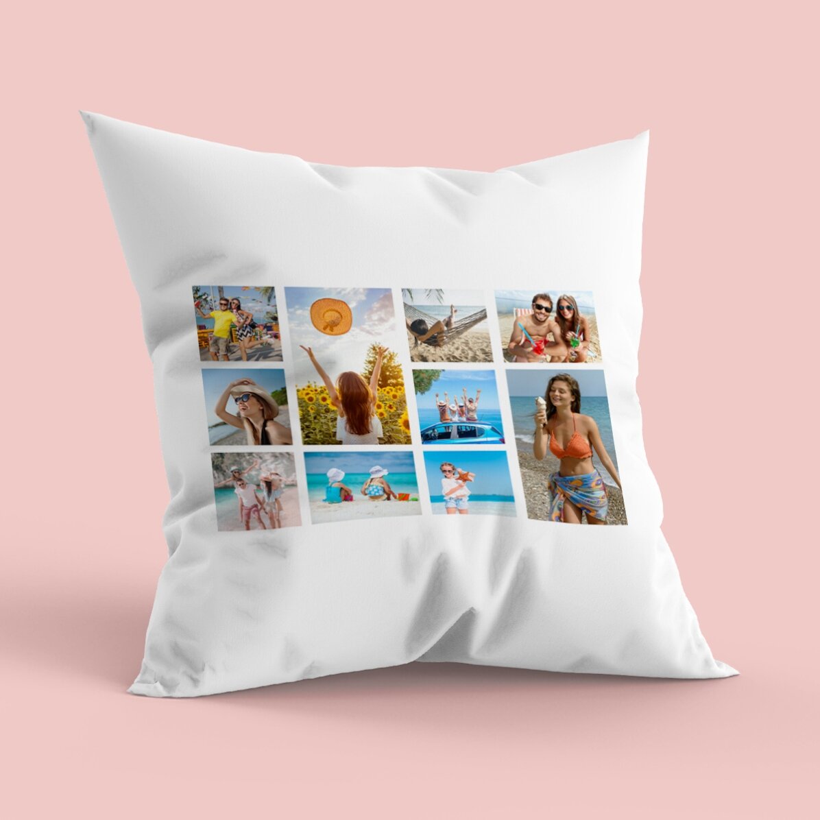 Cuscino personalizzato con 10 foto