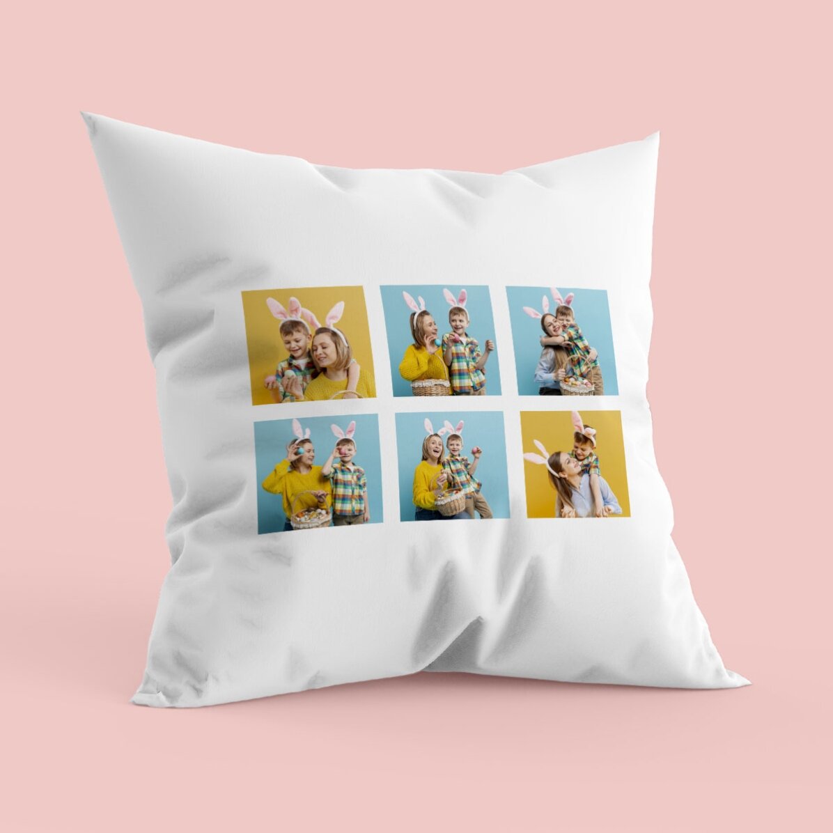 Cuscino personalizzato con sei foto