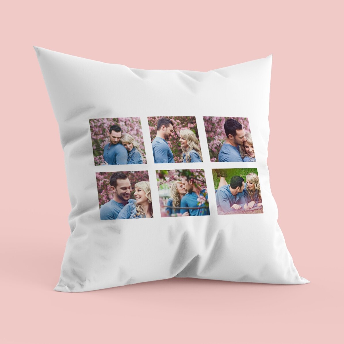 Cuscino personalizzato con sei foto