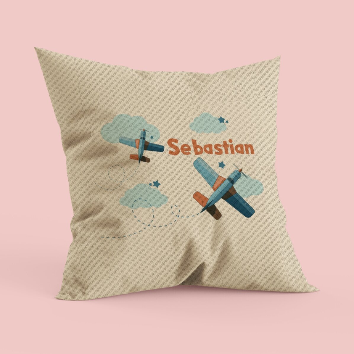Cuscino personalizzato con scritta - Aerei In