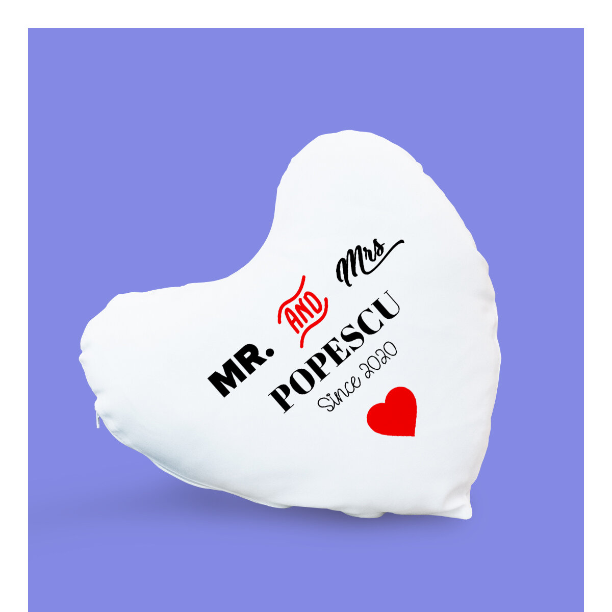 Cuscini a forma di cuore personalizzati