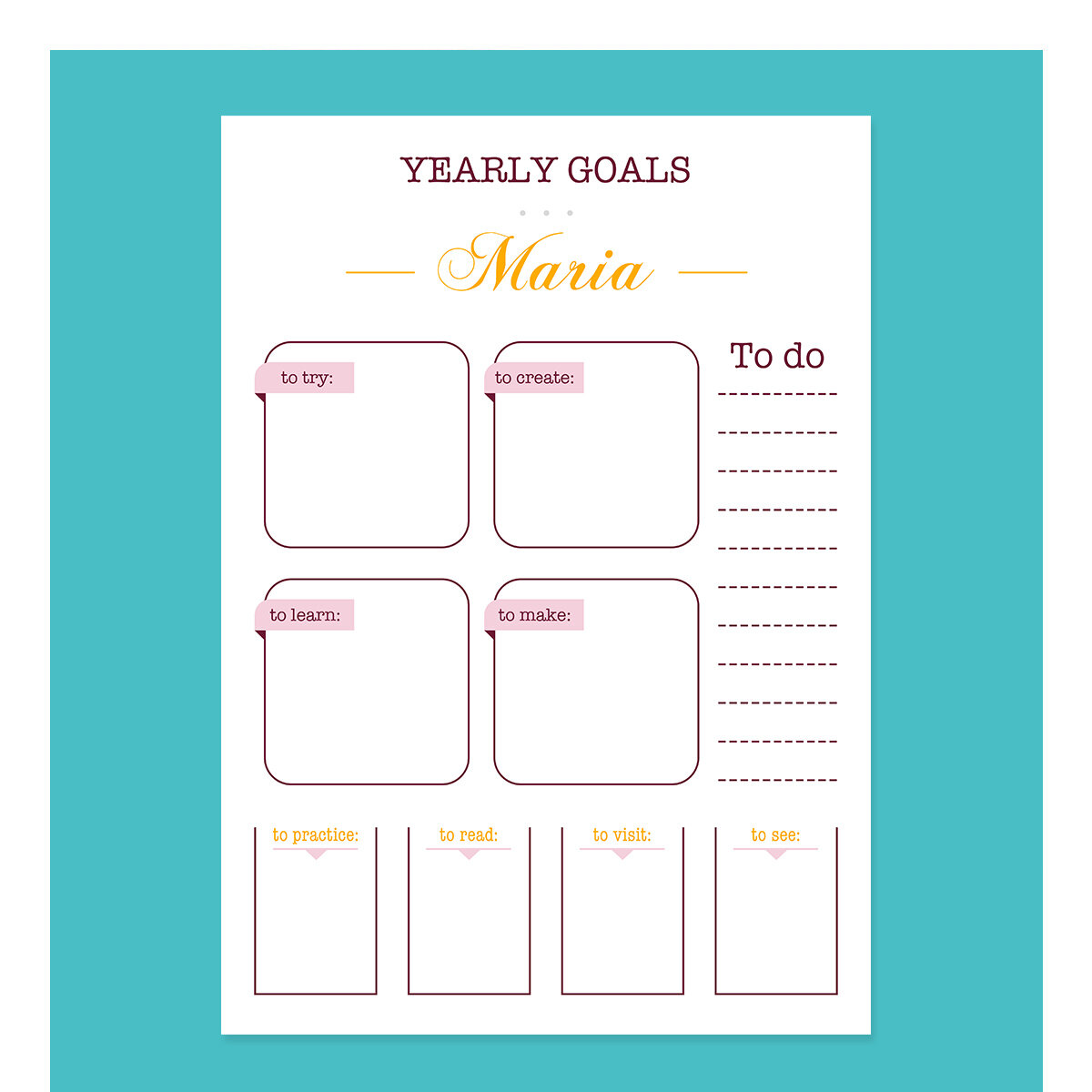 Agende personalizzate