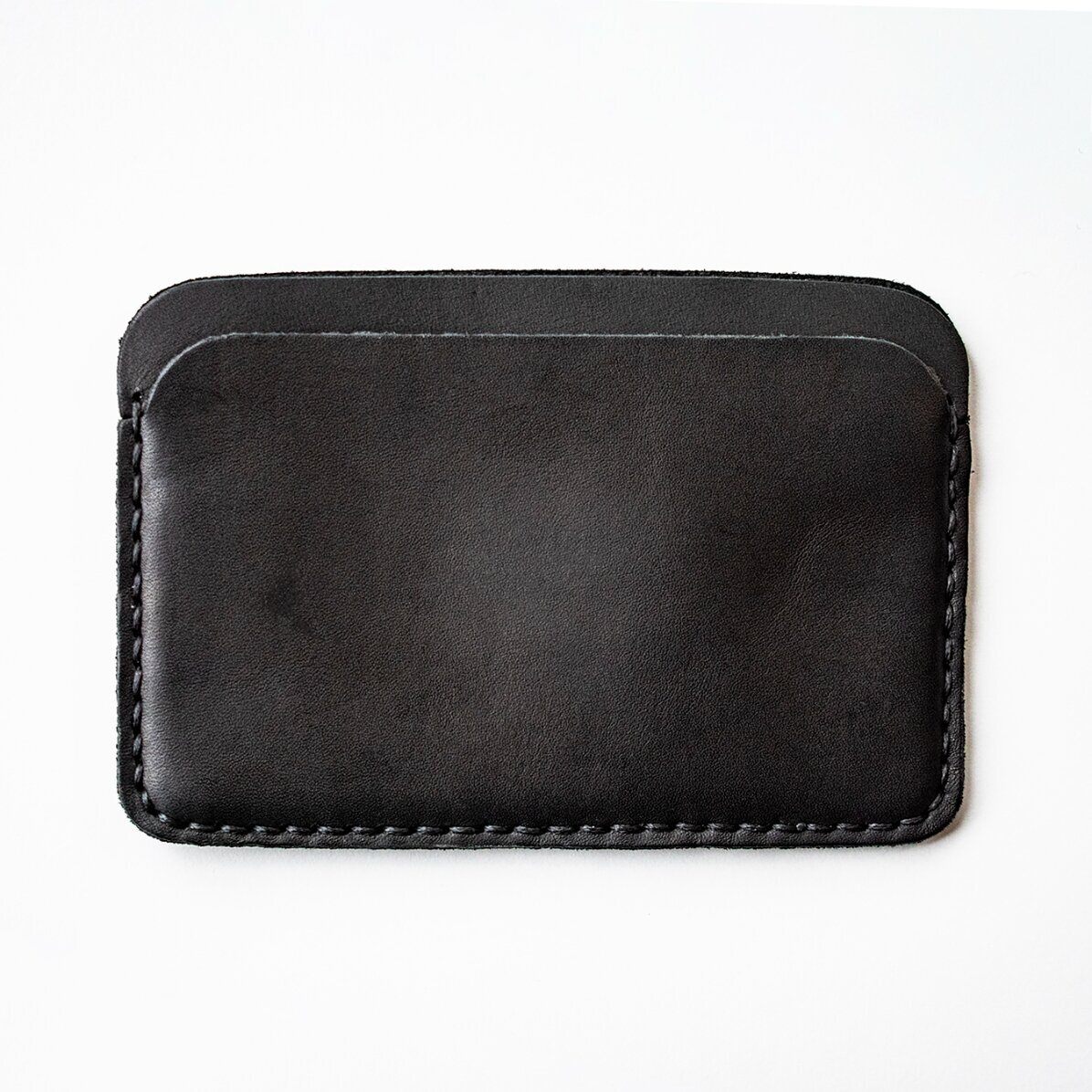 Personalised leather wallet with name and Libra zodiac sign