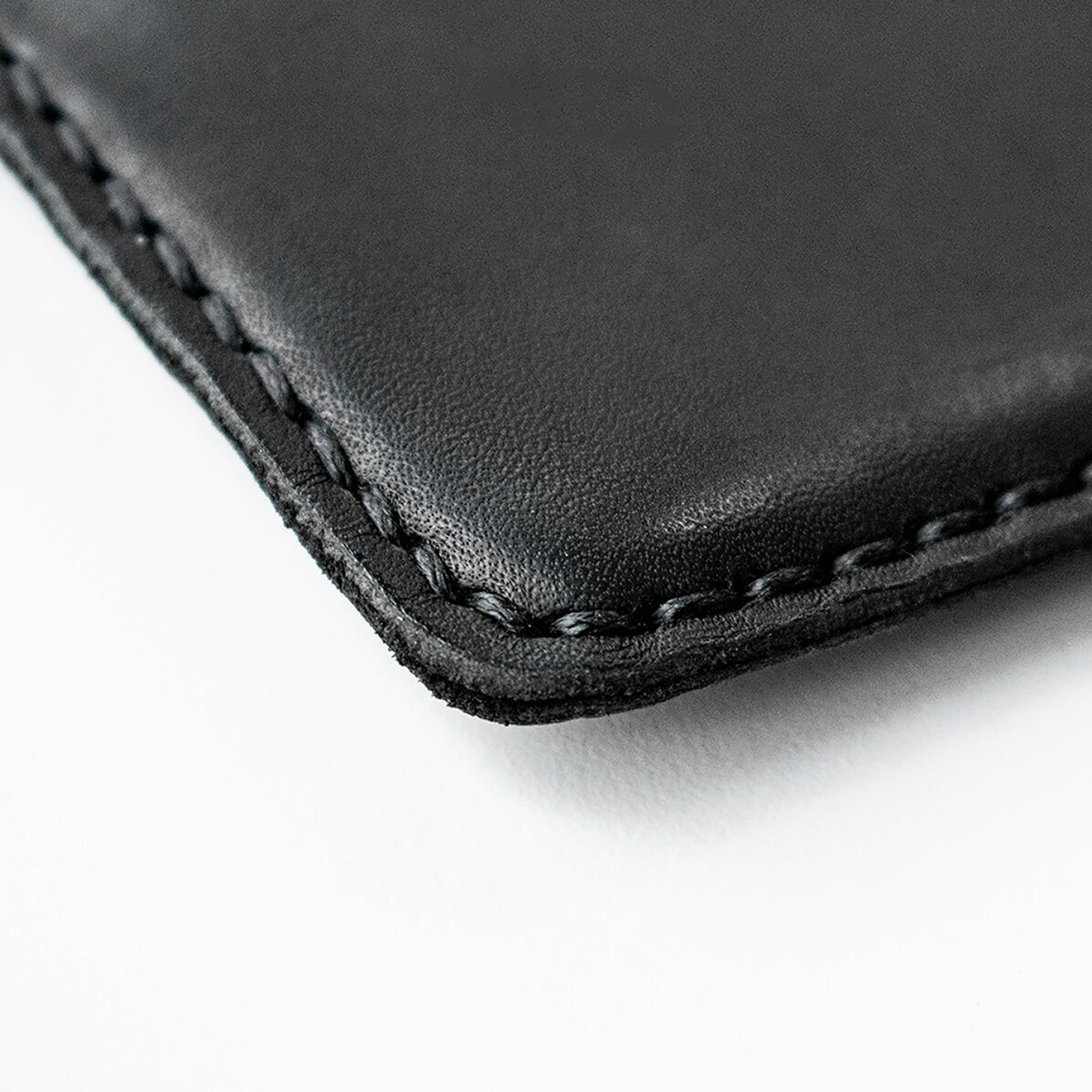 Personalised leather wallet with name and Virgo zodiac sign
