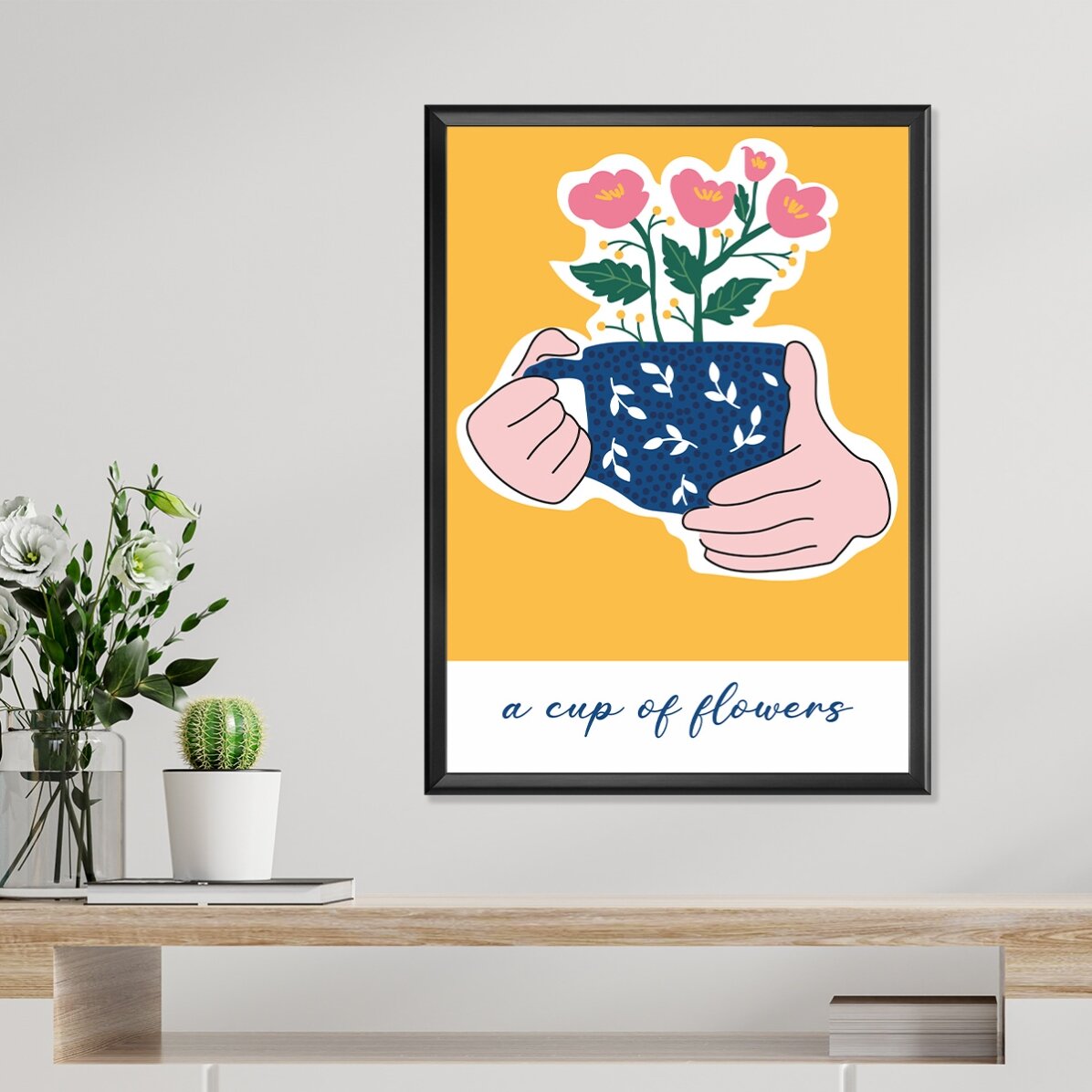 Poster “Una tazza di fiori”